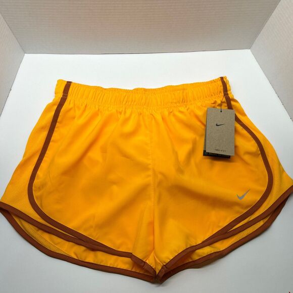 Nike Dri Fit Tempo CU8890-717 Womens Medium Sundial Brief-Lined Running Shorts - Picture 1 of 8